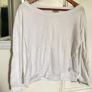 Terry Cloth Juicy Couture Boat Neck Sweater